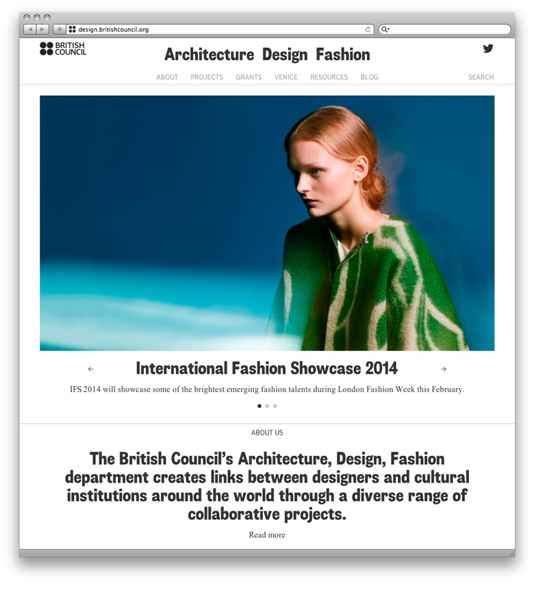 British Council Architecture Design Fashion 1