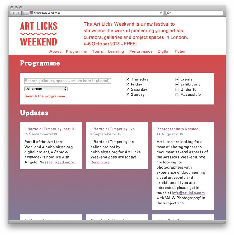 Art Licks Weekend 8